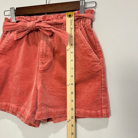 Polo Ralph Lauren Girls 12 Desert Rose Corduroy Shorts w/ Tie Belt Preppy - Picture 6 of 12